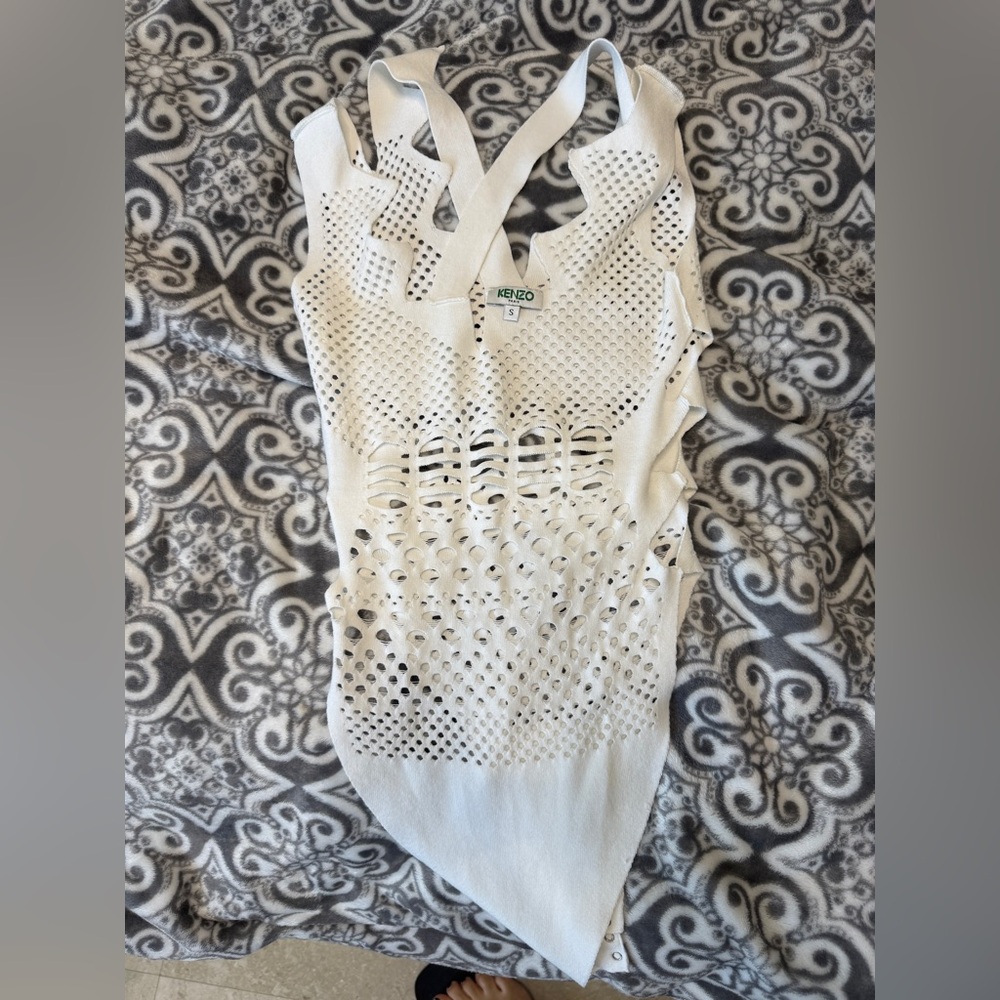 Kenzo cutout knit body suit